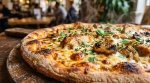 Chicken Mushroom Pizza