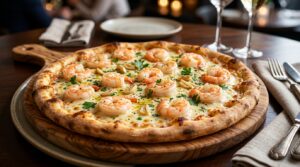 Garlic Shrimp Pizza