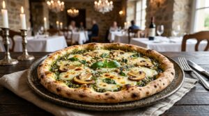 Scamorza and Pesto Pizza