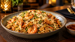 Prawns Cheese Kottu