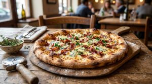 Gorgonzola Bacon Pizza